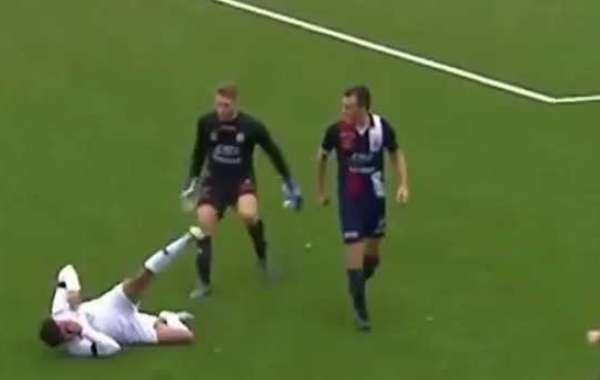 Watch How Footballers Act on The Field