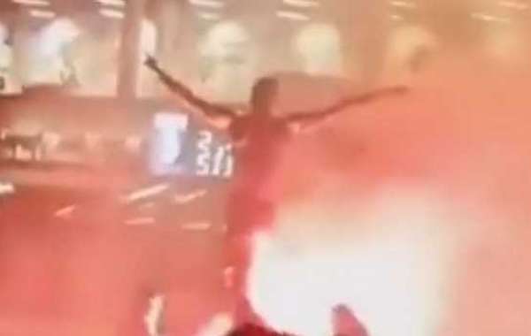 Zlatan Ibrahimovic Statue Set On fire