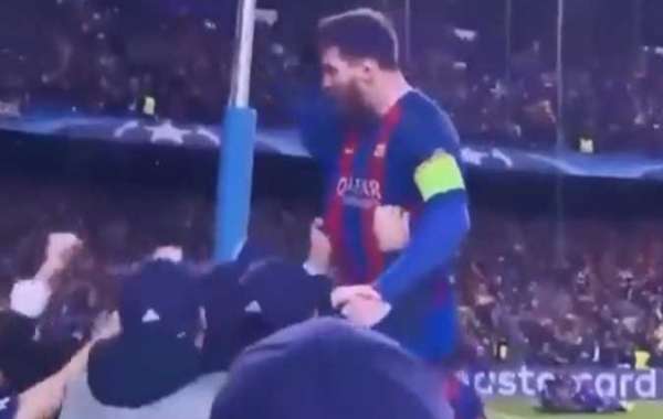 Messi's Crazy Celebration