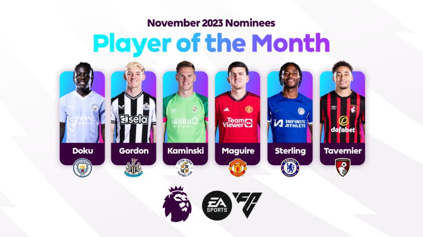 Maguire Leads Six-Man Shortlist For November Premier League Player Of The Month