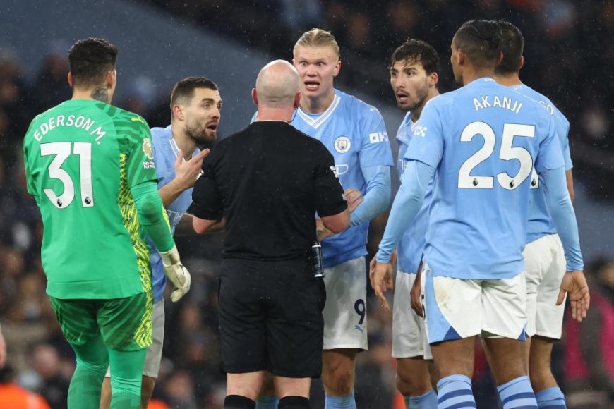 Man City Fined £120,000 For Failing To Control Players In 3-3 Draw With Spurs