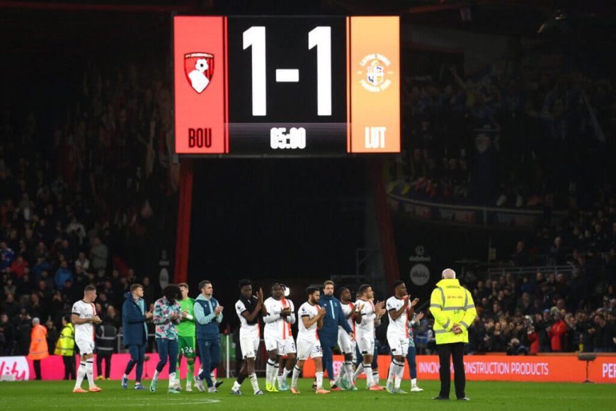 Abandoned Bournemouth Vs Luton Town Game To Be Replayed In Full