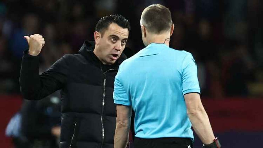 Xavi Blames Referee Kovacs For Barca's Champions League Exit