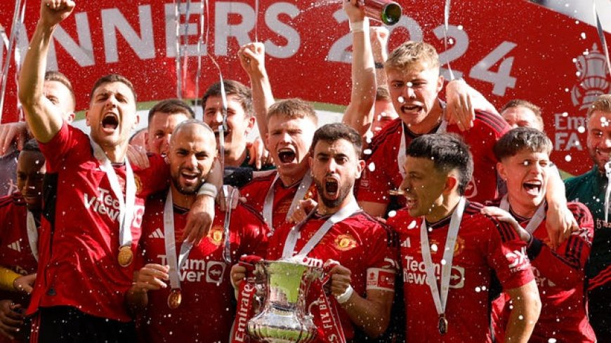 Man Utd Upset Form Book To Beat Man City In FA Cup Final