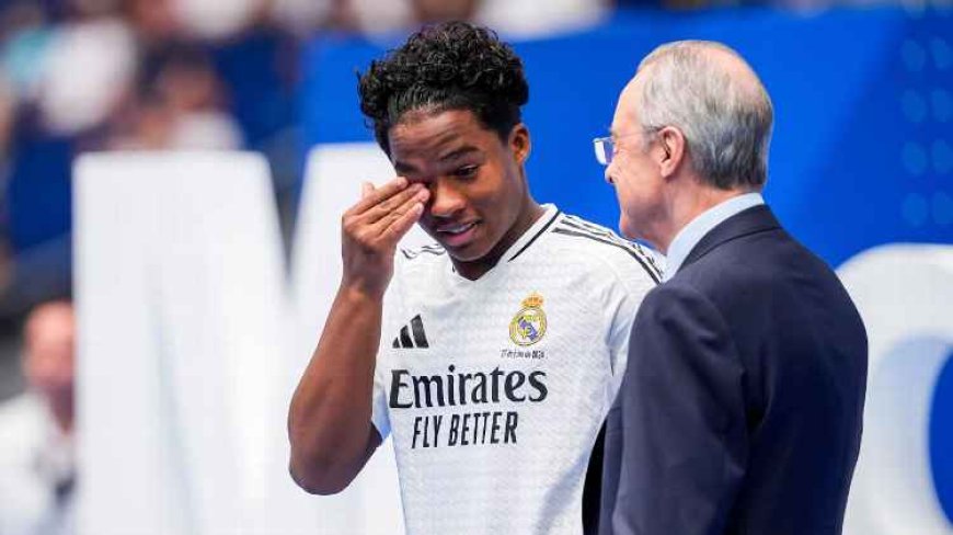 Endrick Officially Unveiled As A Real Madrid Player