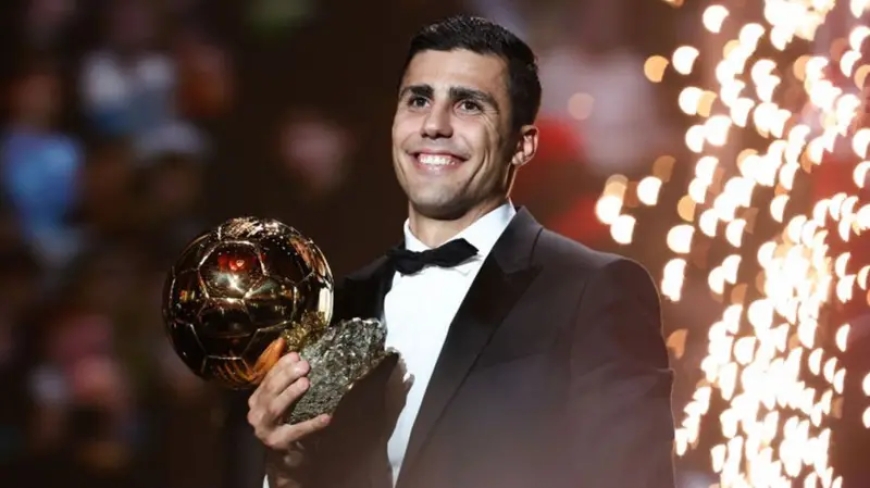 Rodri Wins 2024 Ballon D'Or Ahead Of Vinicius Jnr