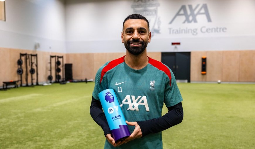 Salah Wins Sixth Premier League Player Of The Month Award